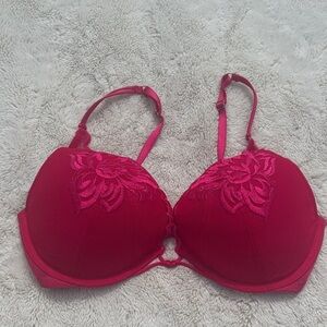 Victoria’s Secret Lace Push-Up Bra – Size 36D | Pink | Sexy Lift |